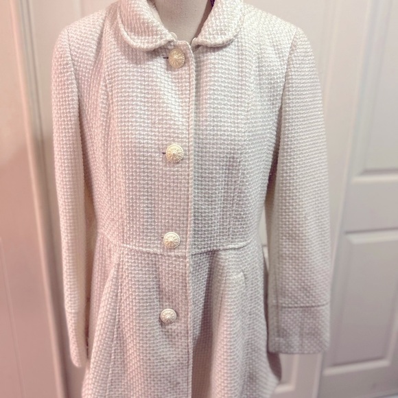 Kensie ivory workmen’s winter coat SZ L gently used - Picture 7 of 14